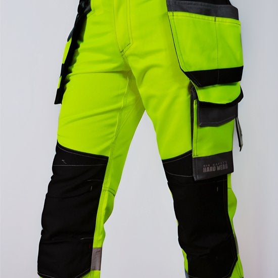 RUSH TROUSERS Work Trousers - Class 3 - Hi-Vis Reflex Inserts - Cordura Reinforced - Image 8